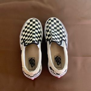 Black and White Checkered Vans